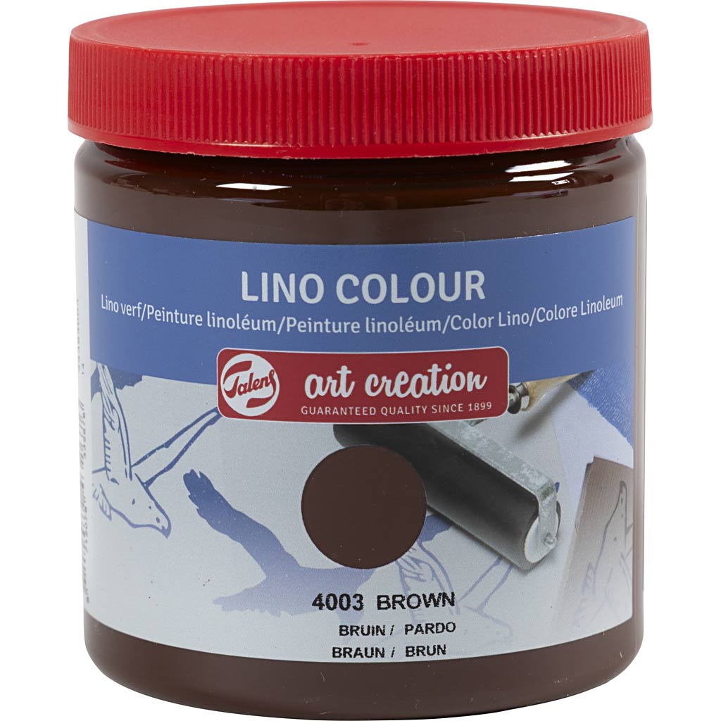 Tinta para linograbado marrón 250 ml