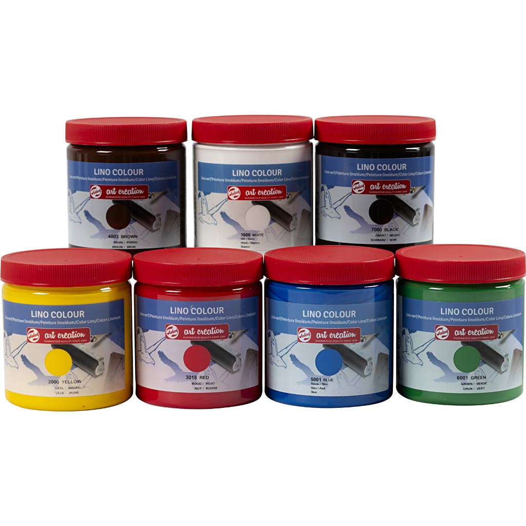 Tinta para linograbado colores surtidos 250 ml