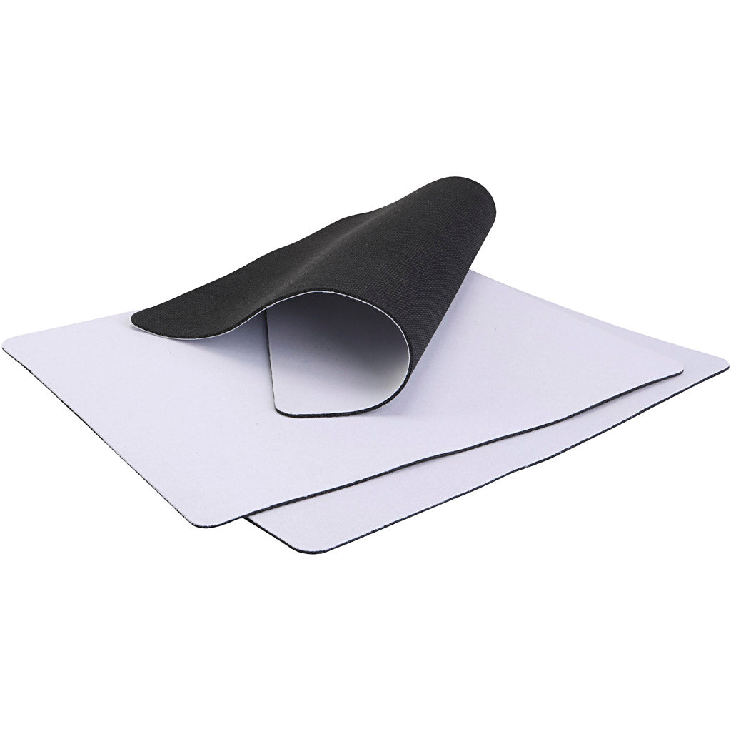 Alfombrillas de ratón blanco 20x24 cm — 12 ud (1 pack)