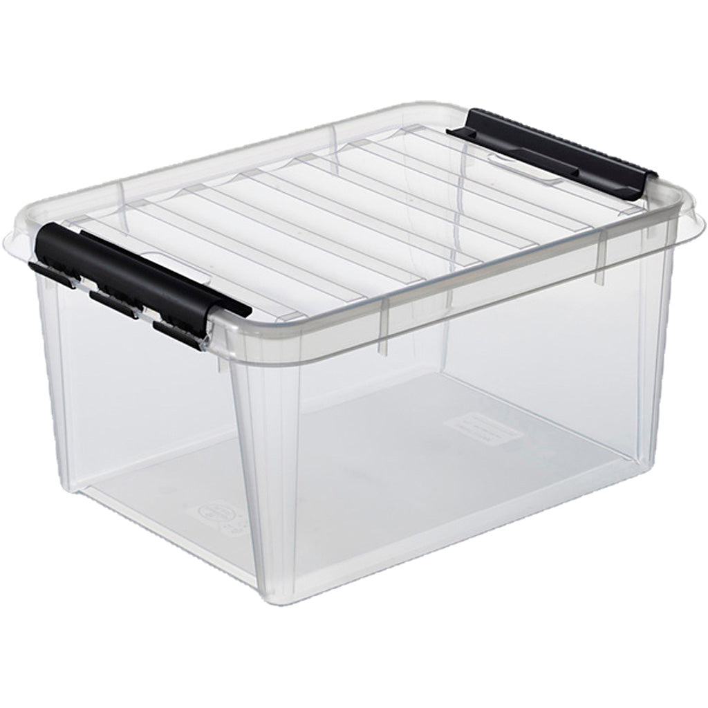 Caja de almacenamiento con tapa 50x39x26 cm — 1 ud
