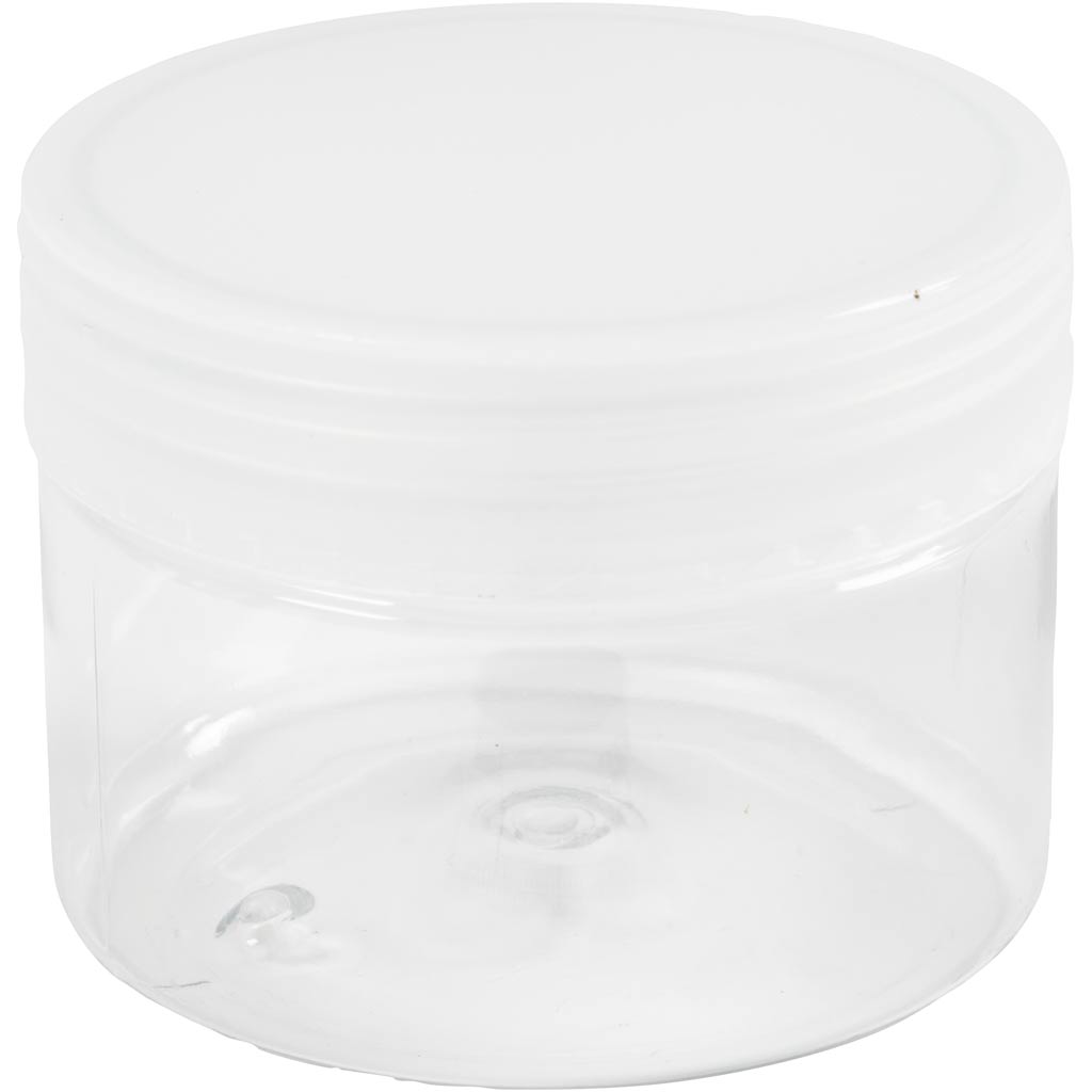 Tarros de plástico ⌀ 6.5 cm 110 ml — 10 ud (1 pack)
