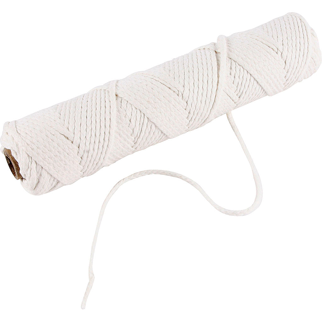 Mecha para velas de estearina 100 g — 80 m (1 rollo)