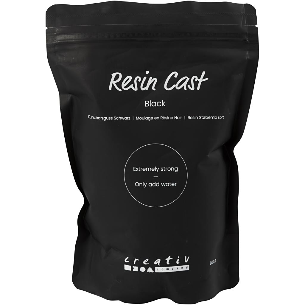 Resina negra para vaciar negro 800 g