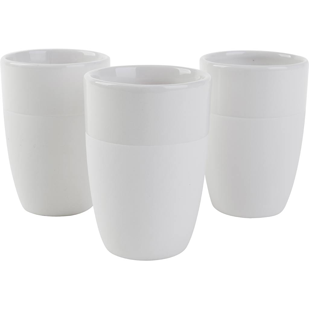 Taza con exterior mate 10x7 cm — 12 ud (1 pack)