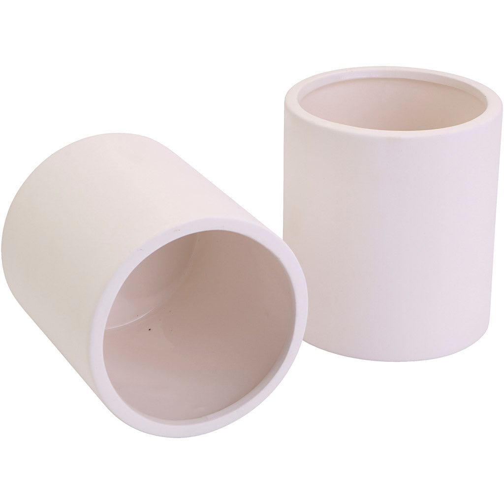 Tarros de cerámica 10 cm — 12 ud (1 pack)