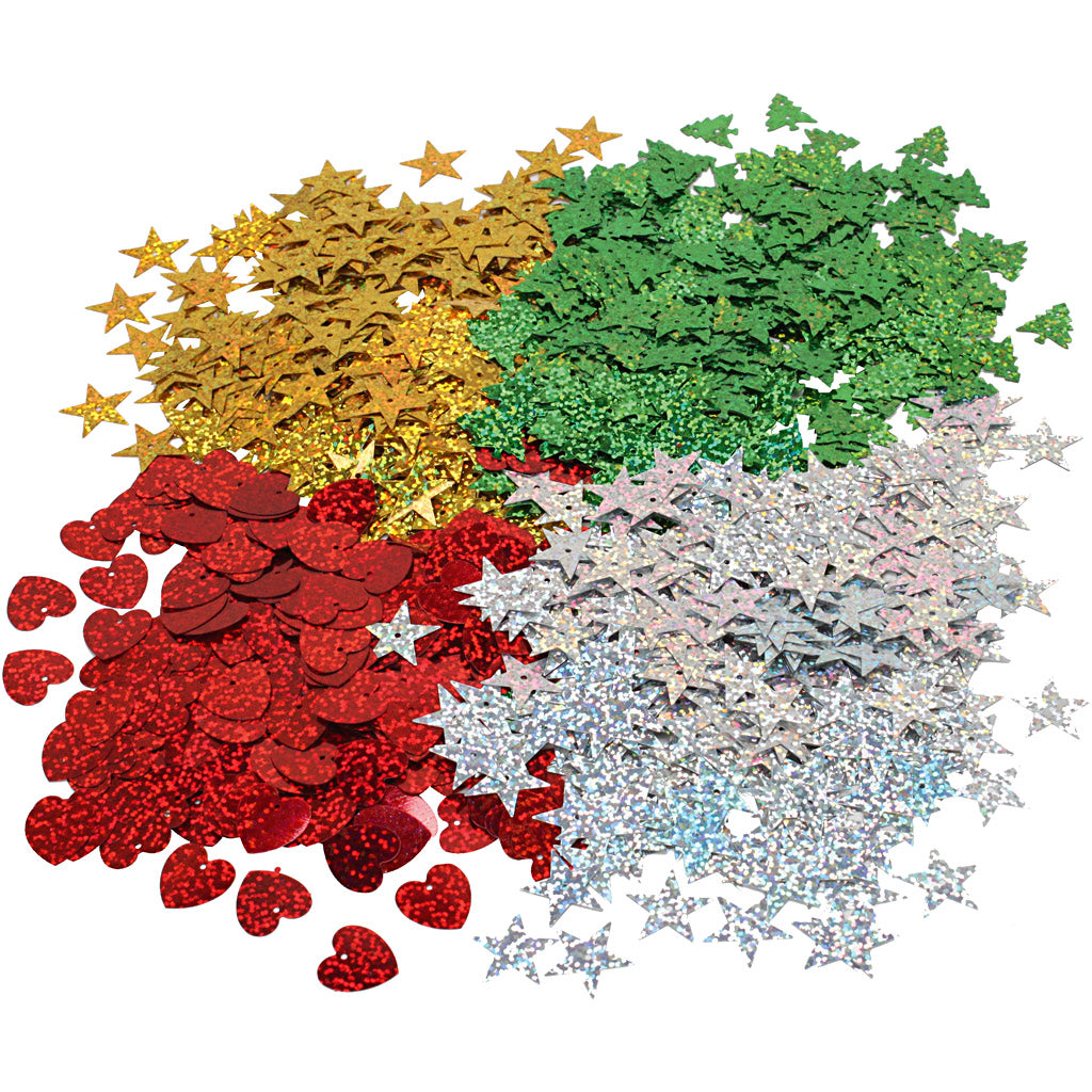 Lentejuelas navideñas 20 g
