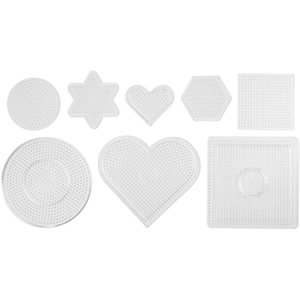 Base para cuentas fusibles transparente — 8 ud (1 pack)
