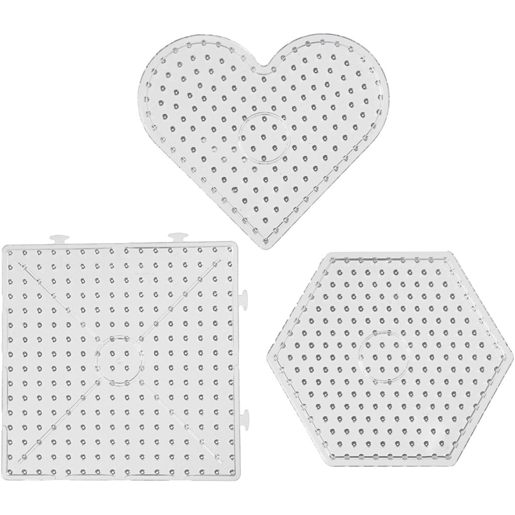 Base para cuentas fusibles transparente — 6 ud (1 pack)