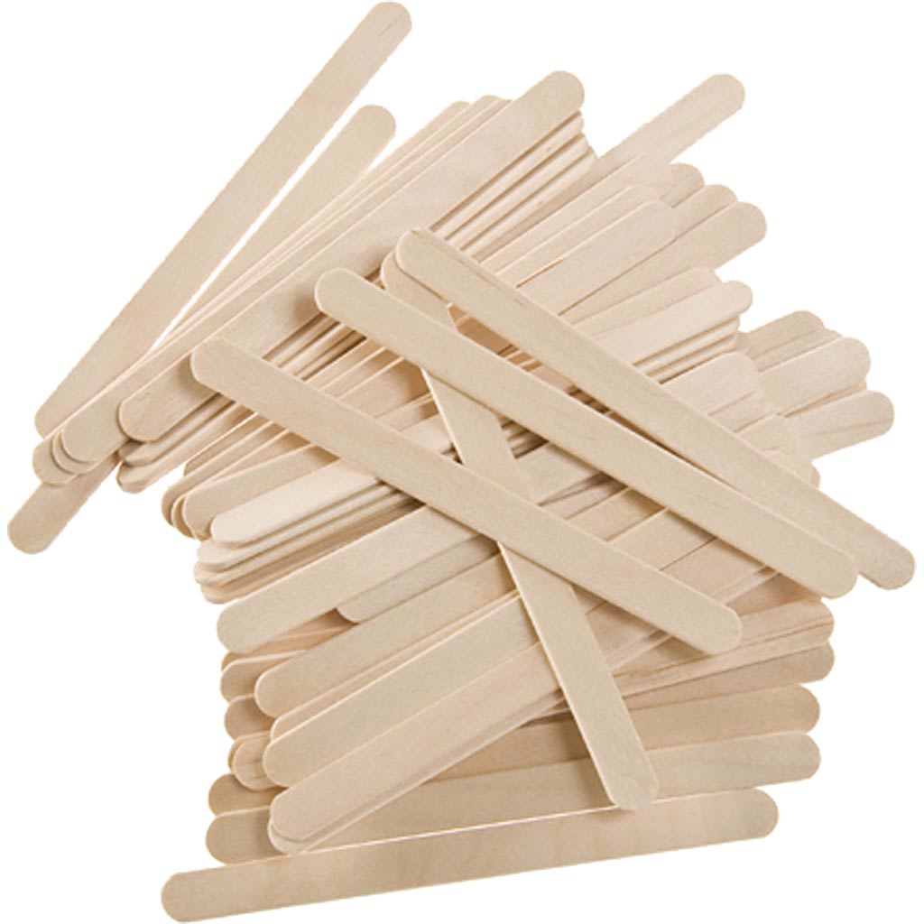 Palos de polo natural L: 11.4 cm 6400 g — 5000 ud (1 pack)