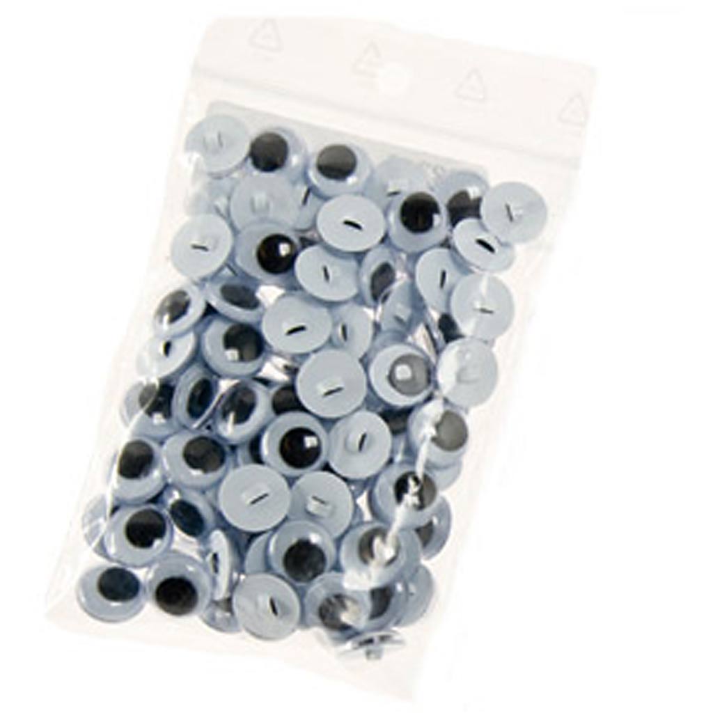 Ojos móviles 12 mm — 100 ud (1 pack)