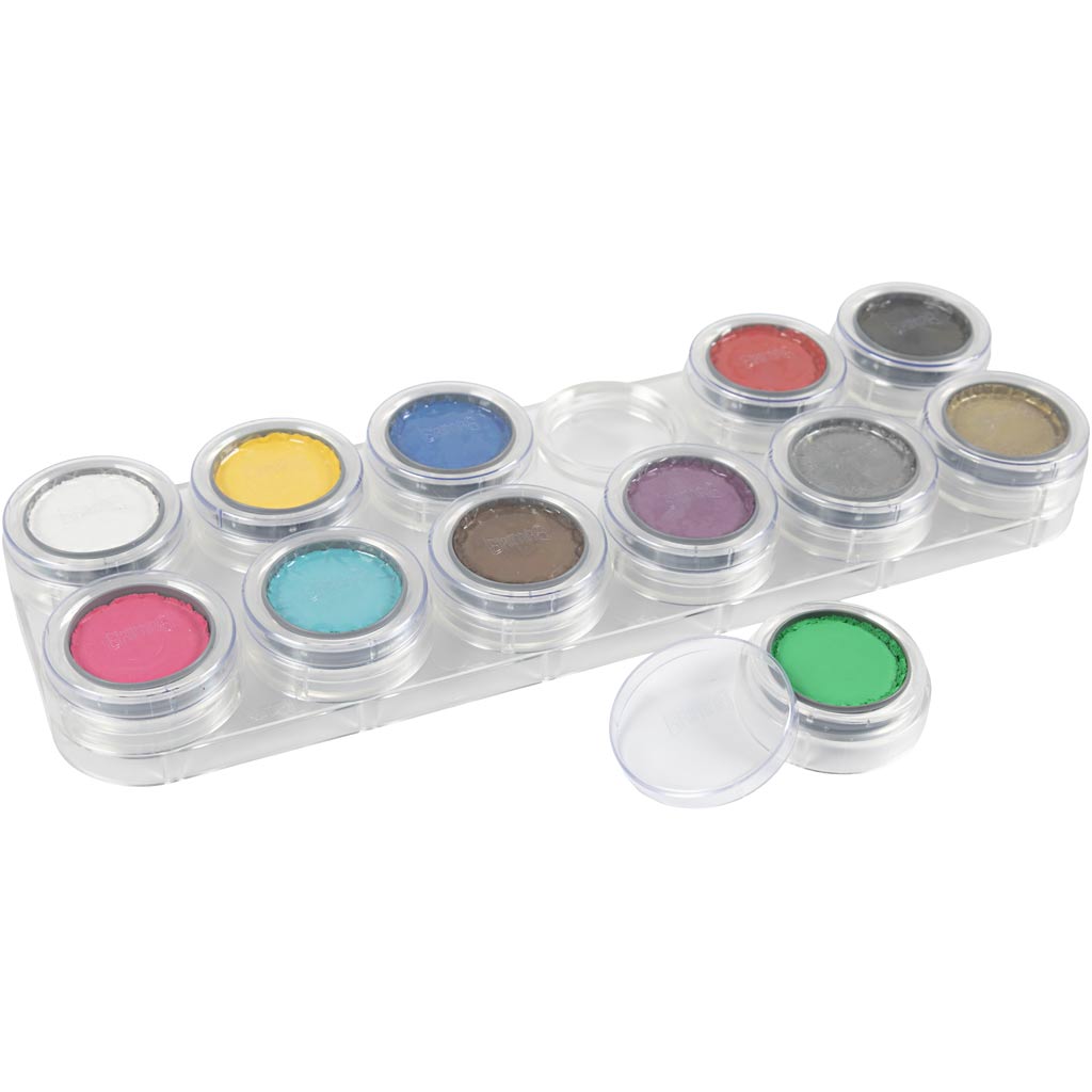 Paleta de maquillaje al agua colores surtidos 2.50 ml