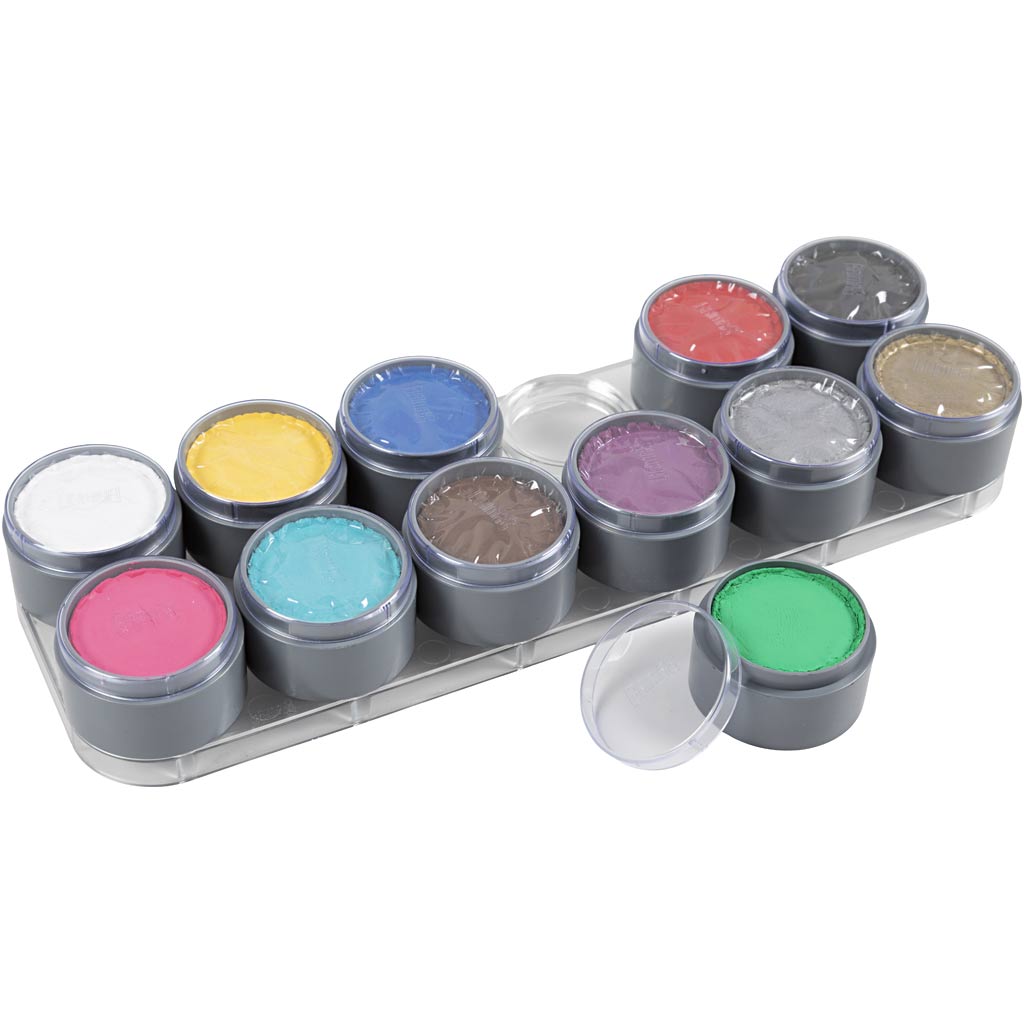 Paleta de maquillaje al agua colores surtidos 180 ml