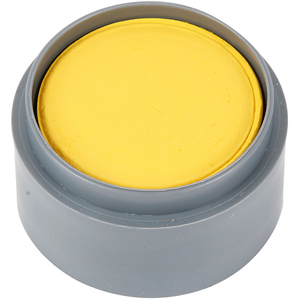Maquillaje facial al agua amarillo 15 ml