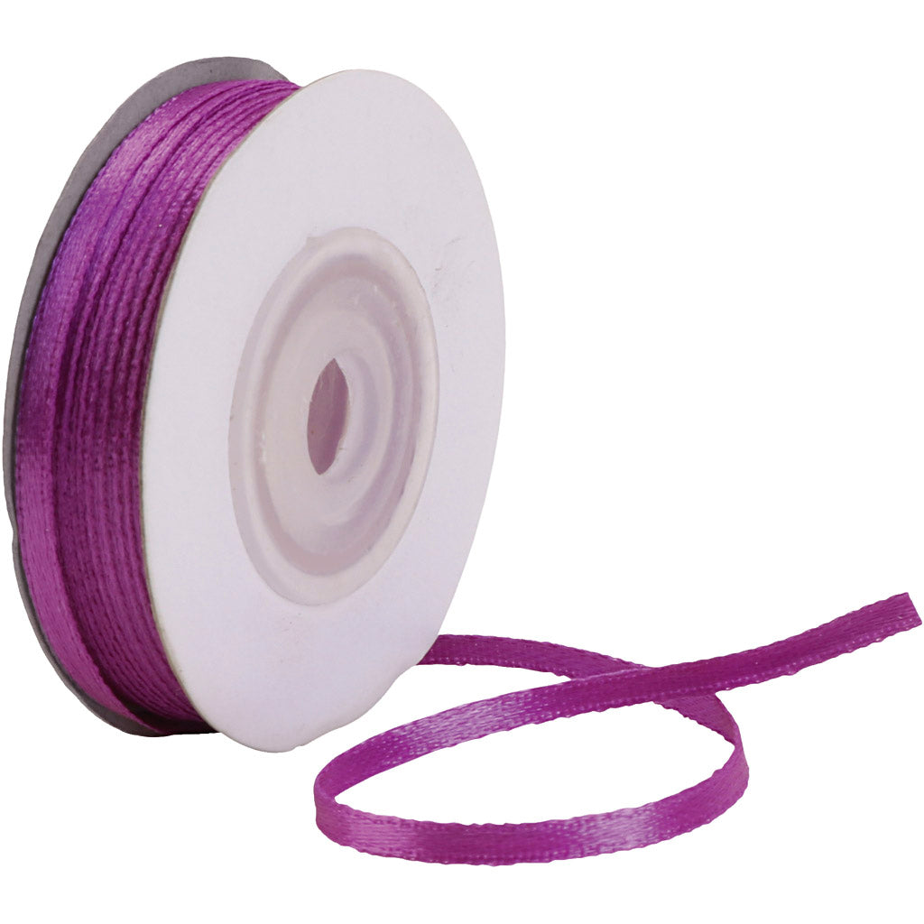 Cinta de satén morado — 30 m (1 rollo)