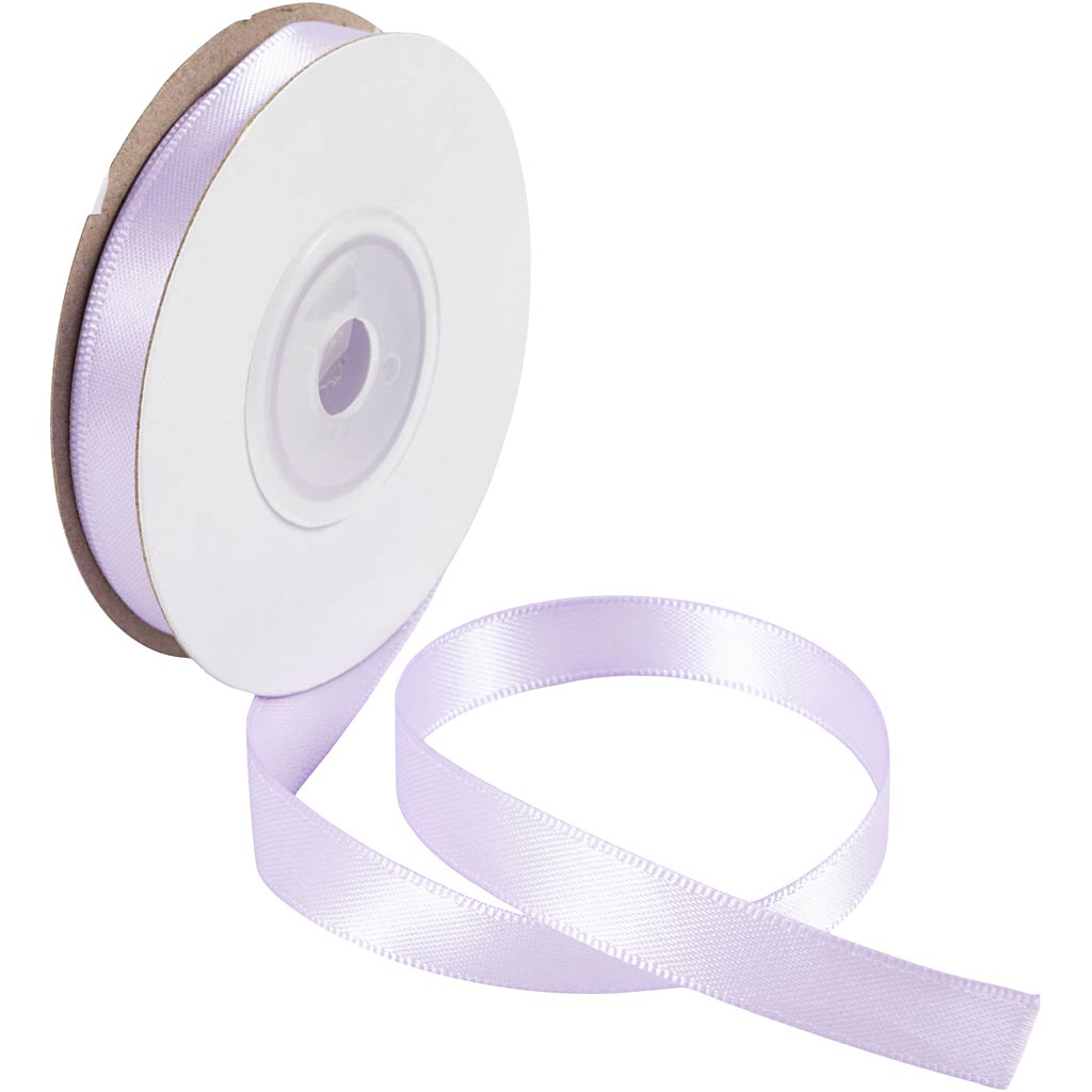 Cinta de satén morado — 3x10 m (1 rollo)