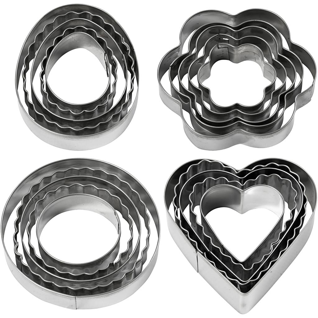 Cortadores tipo galleta 8 cm — 20 ud (1 pack)