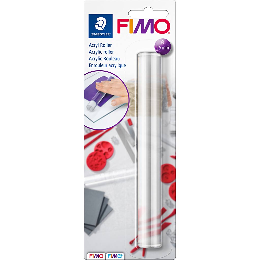 Rodillo acrílico FIMO — 1 ud