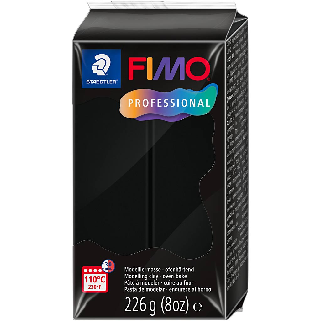 Pasta FIMO Professional Jewellery negro 226 g