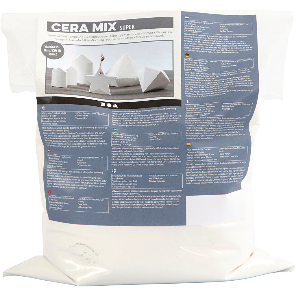 Yeso de moldeo Cera-Mix Super blanco