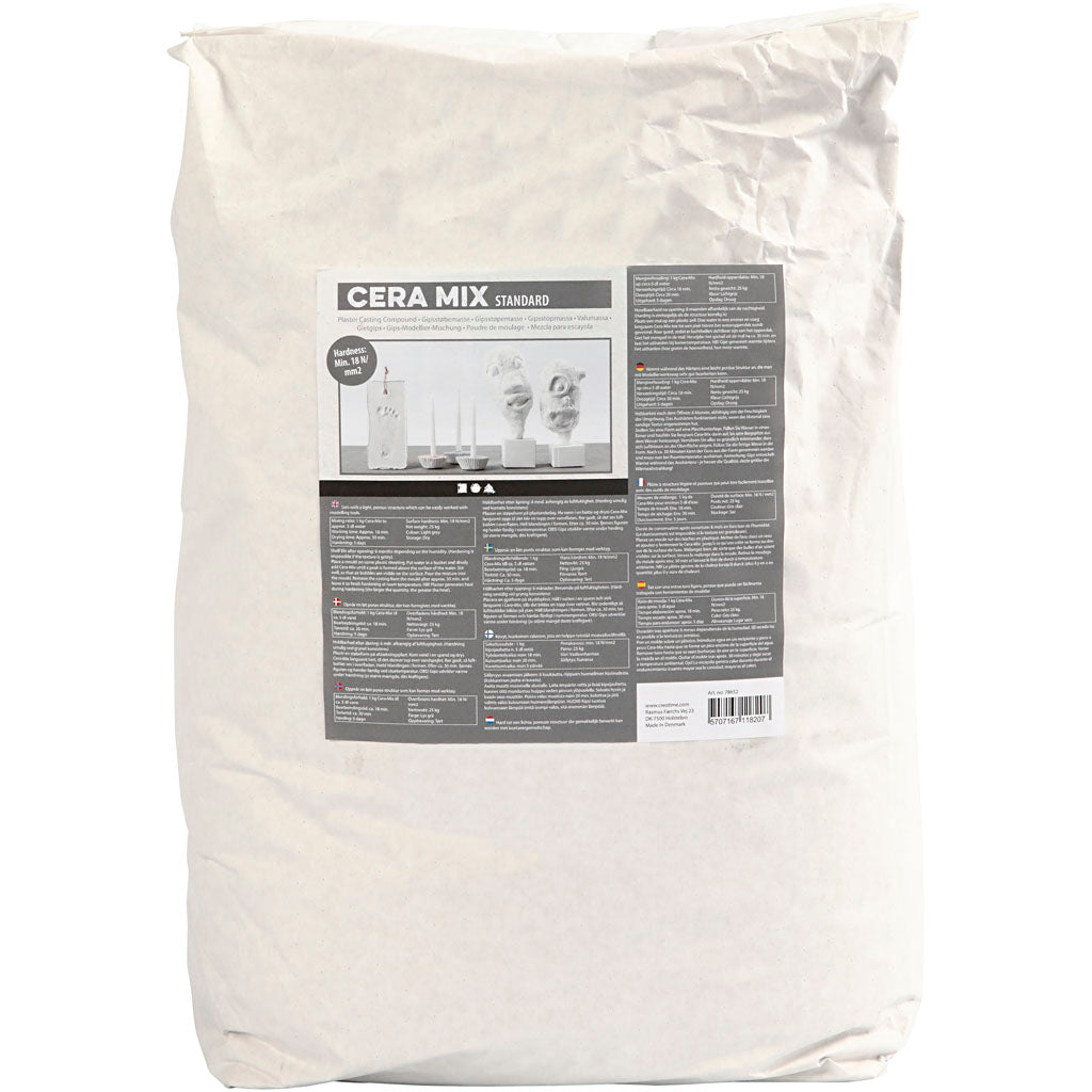 Yeso de moldeo Cera-Mix Standard gris claro