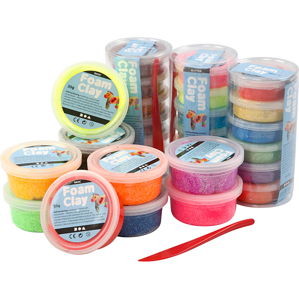 Foam Clay colores surtidos — 28 bote (1 pack)