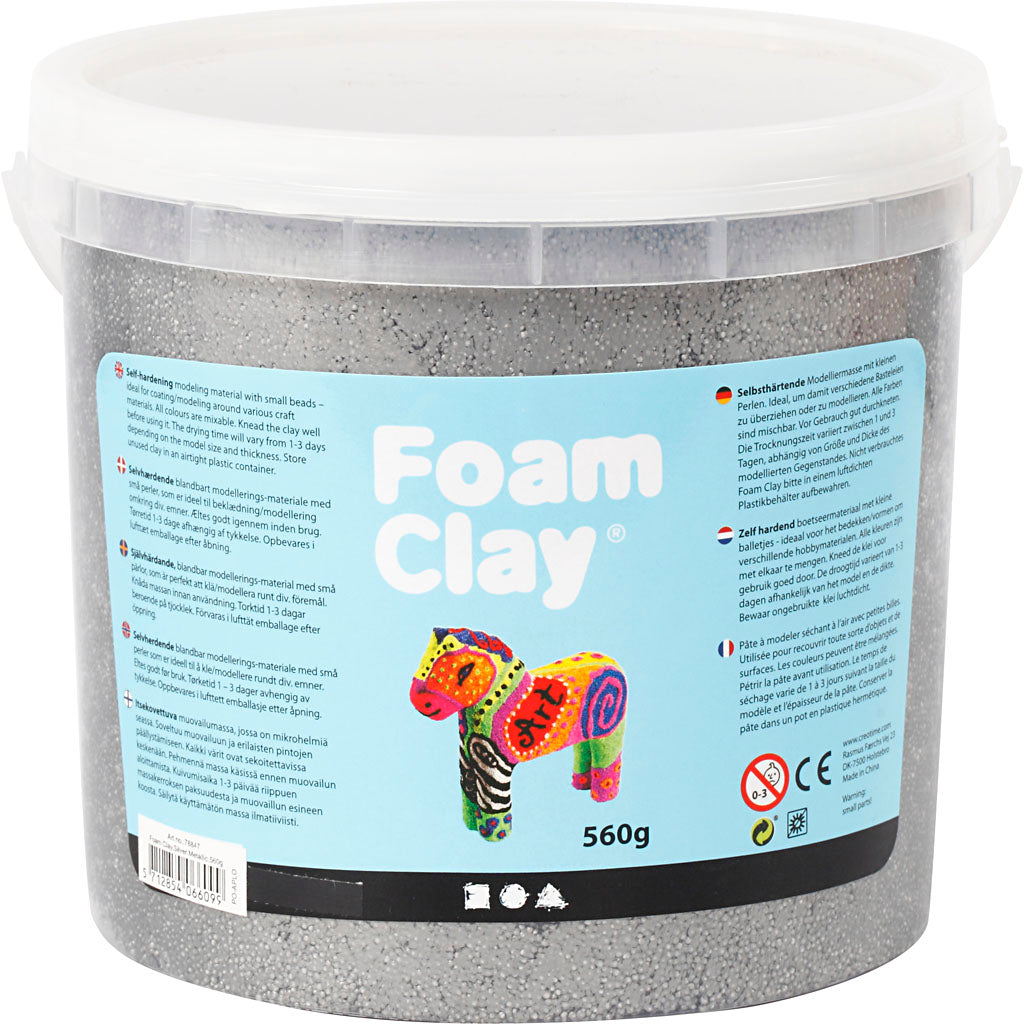 Foam Clay metalizado 560 g