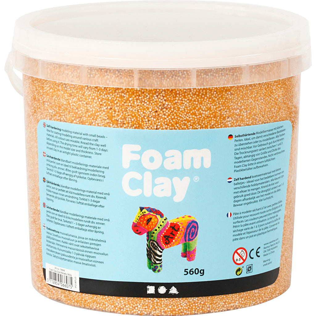 Foam Clay metalizado 560 g