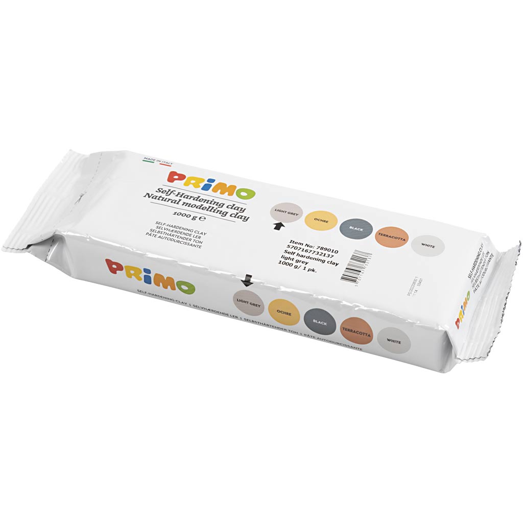Arcilla autoendurecible gris claro 1000 g