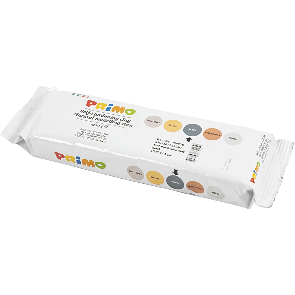 Arcilla autoendurecible negro 1000 g