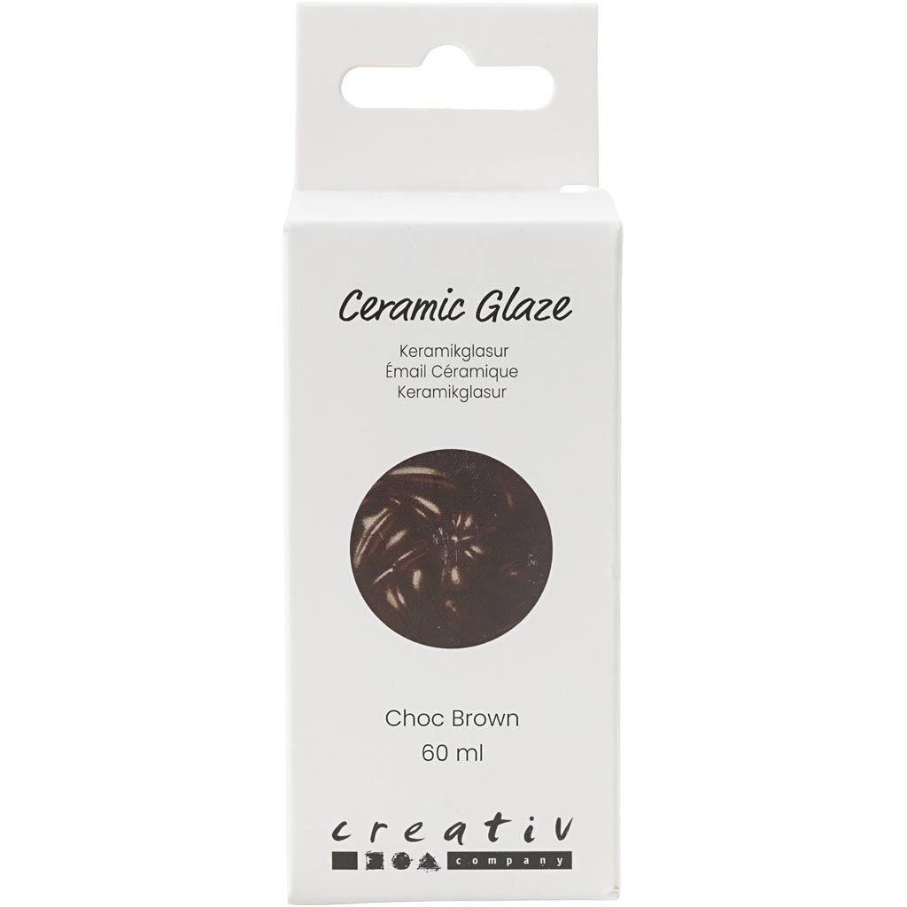 Esmalte cerámico marrón 60 ml