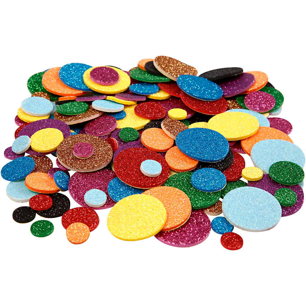 Pegatinas EVA círculos — 1000 ud (1 pack)