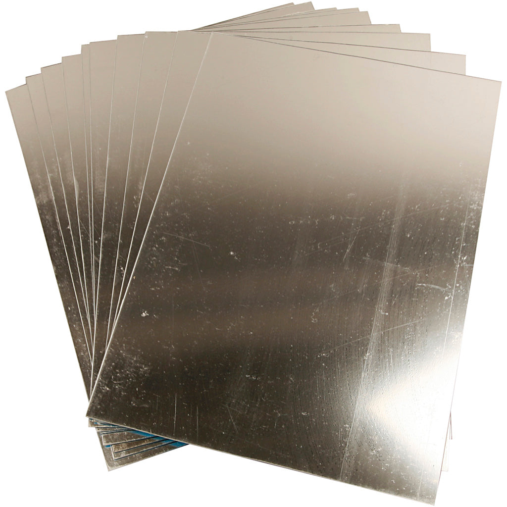 Espejo de plástico 29.5x21 cm — 10 hojas (1 pack)
