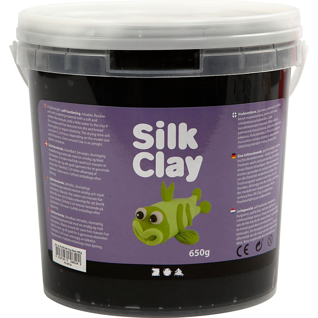 Silk Clay negro 650 g