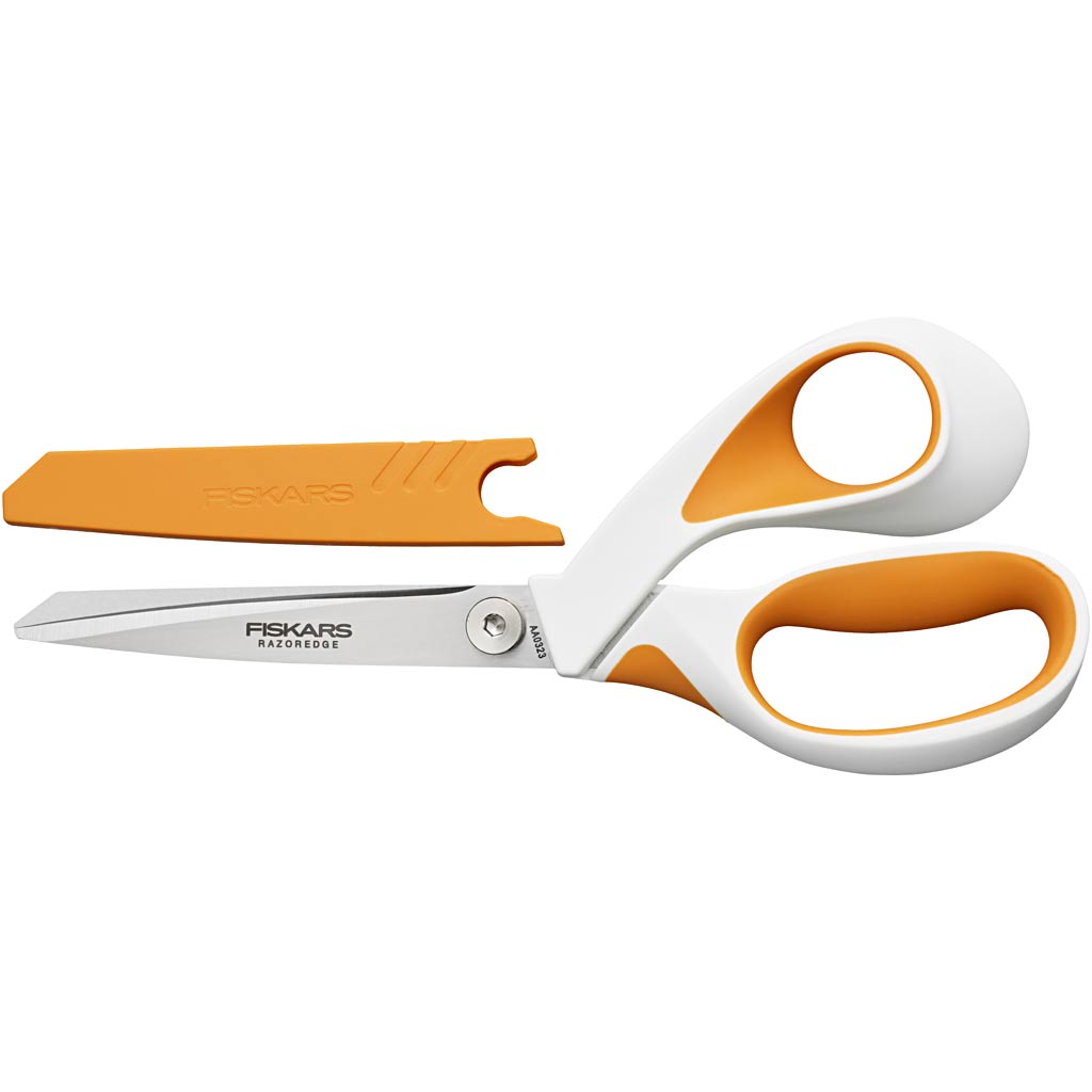 Tijeras Fiskars RazorEdge Softgrip para tela L: 21 cm — 1 ud