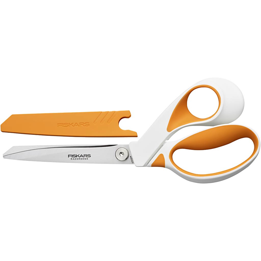 Tijeras Fiskars RazorEdge Softgrip para tela L: 23 cm — 1 ud