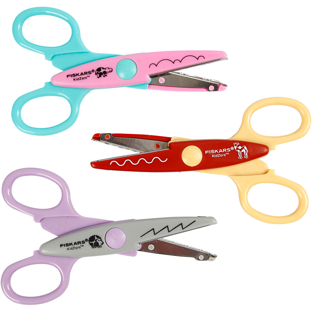 Tijeras decorativas Fiskars Kidzors — 3 ud (1 pack)