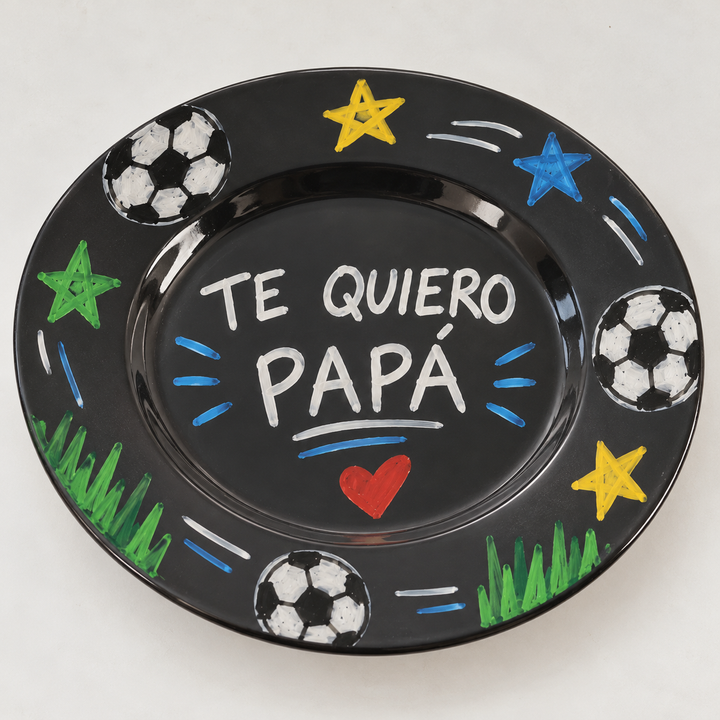 Plato negro 19cm