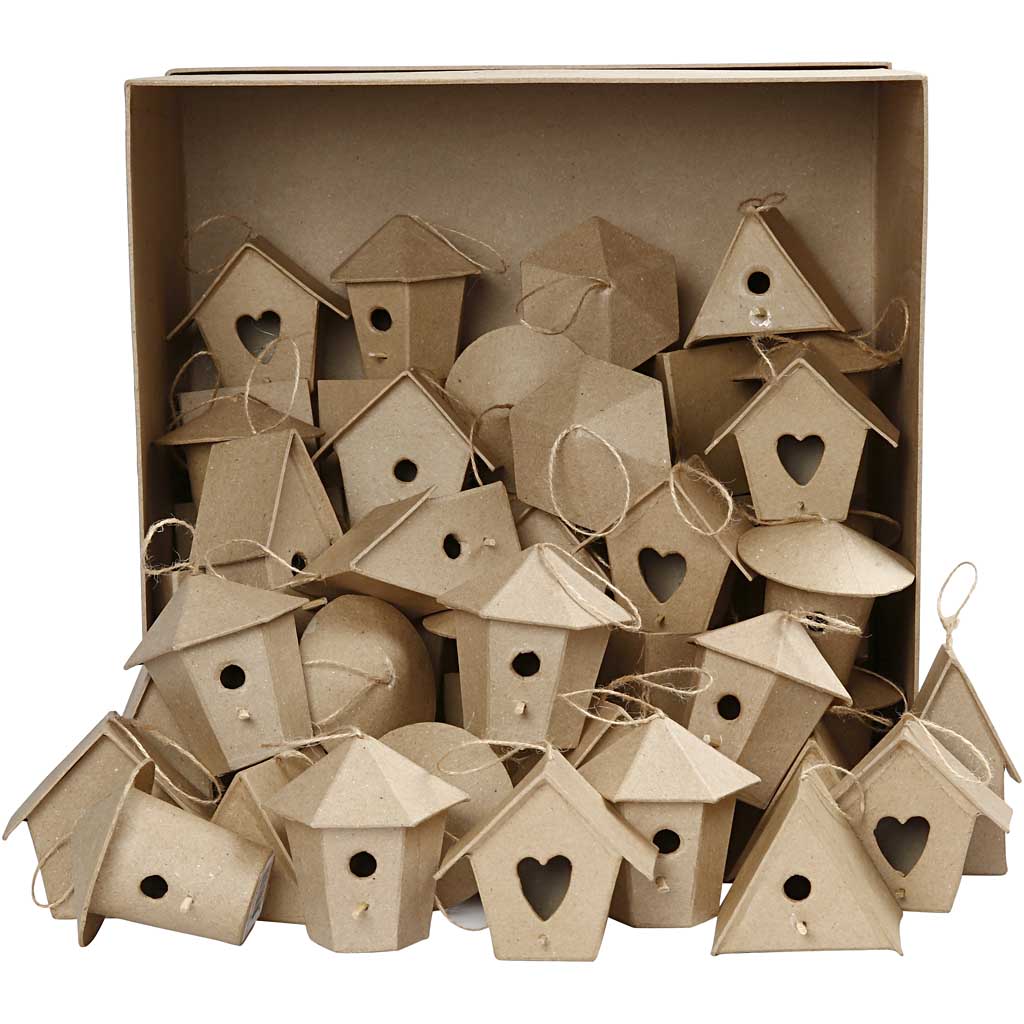 Casas de pájaros mini - 60 unidades