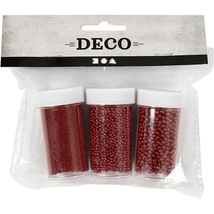 Cuentas de vidrio minis - 3 bote