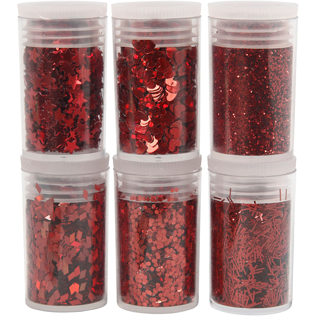 Purpurina y lentejuelas - 6x5 gr