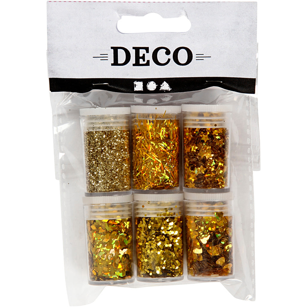 Purpurina y lentejuelas - 6x5 gr