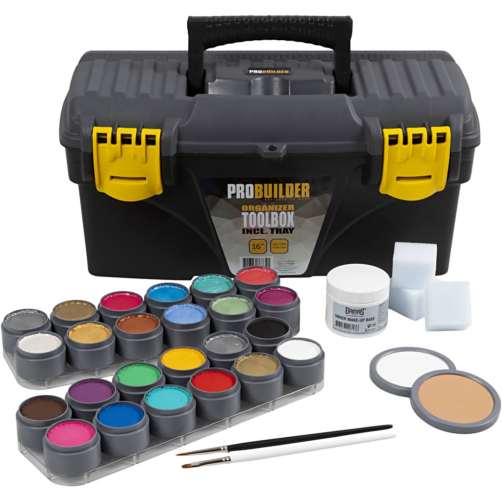 Maletín maquillaje Grimas colores surtidos — 39 piezas (1 set)