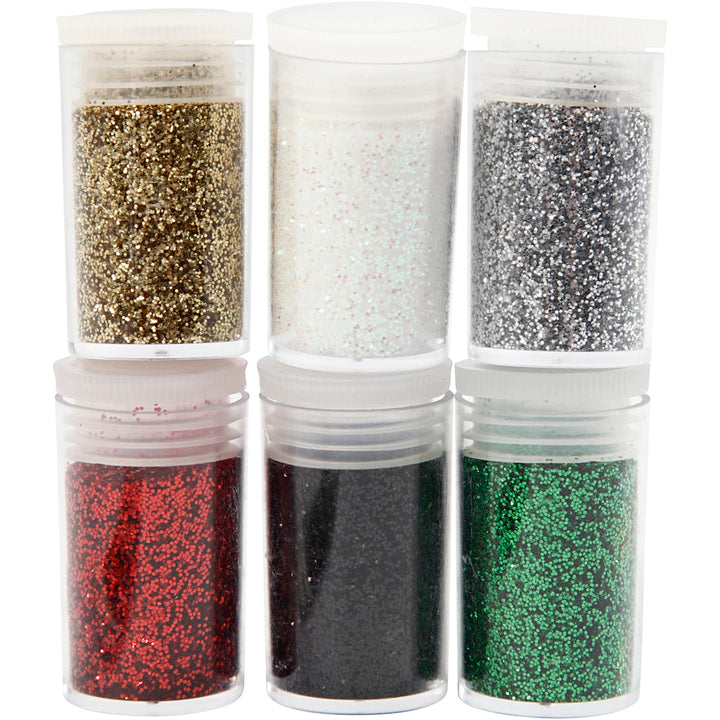 Surtido de purpurina - 6x5 gr