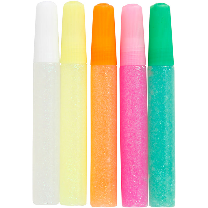 Pegamento con purpurina - 5x10 ml