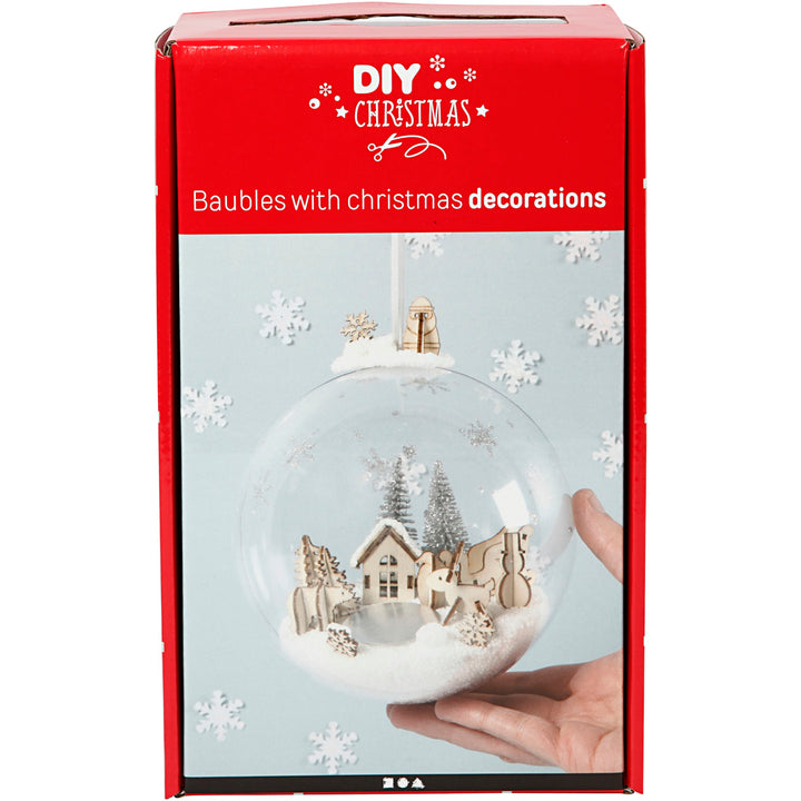 Kit para adorno navideño con decoración interior