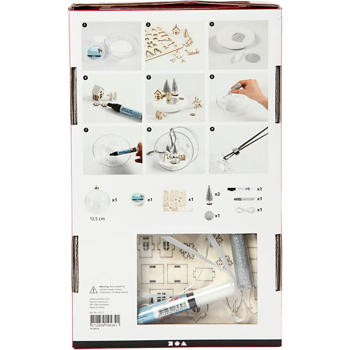 Kit para adorno navideño con decoración interior