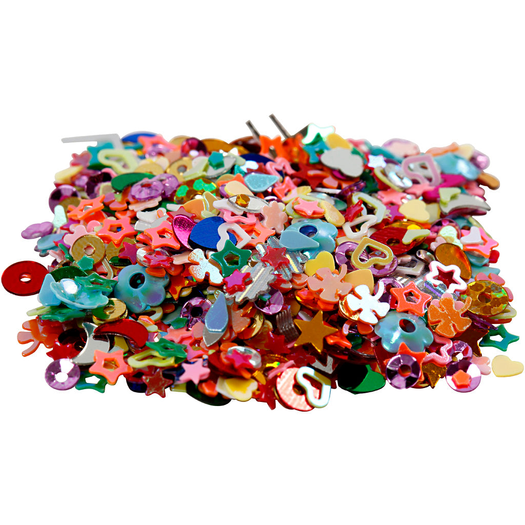 Lentejuelas brillantes - 170 gr
