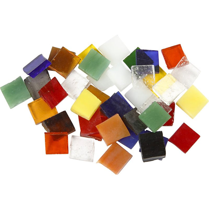Teselas de cristal para mosaico - 454 gr