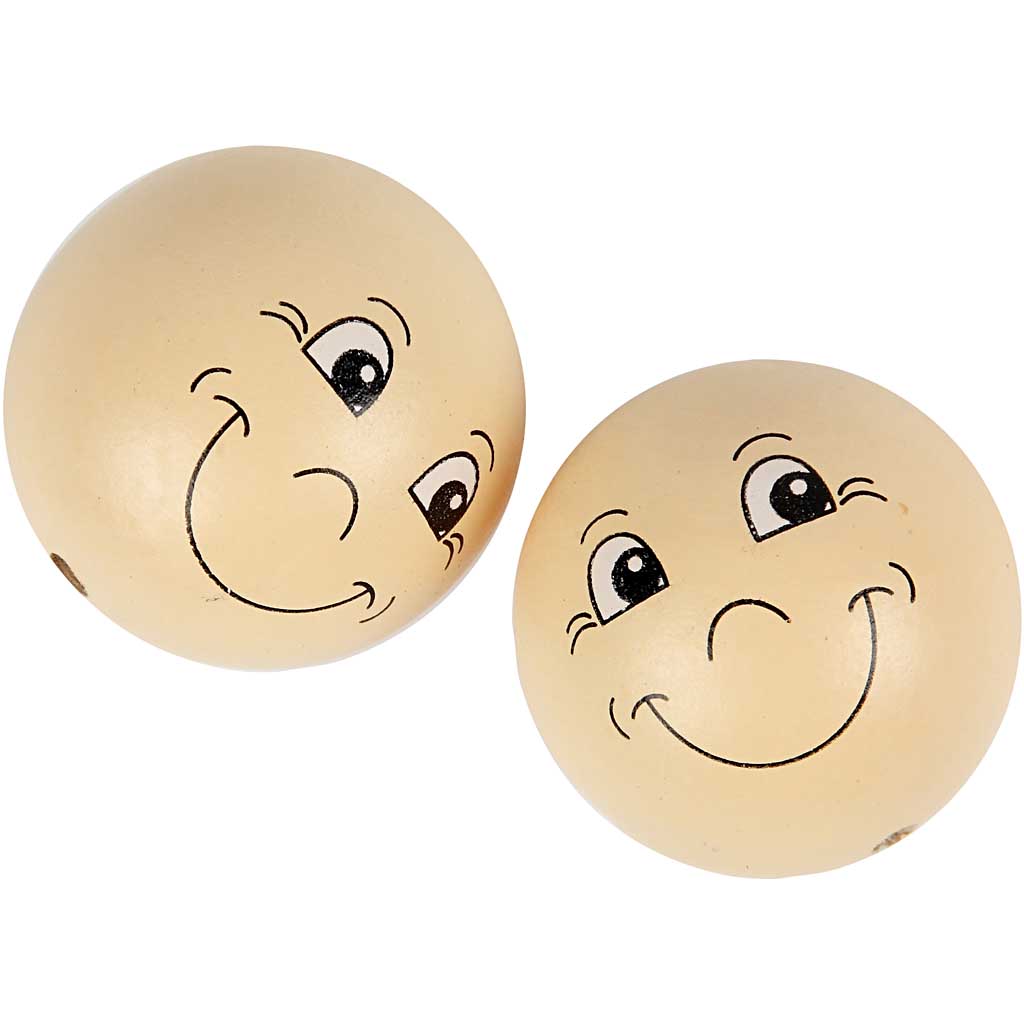 Pelotas de cara sonriente - 10 unidades