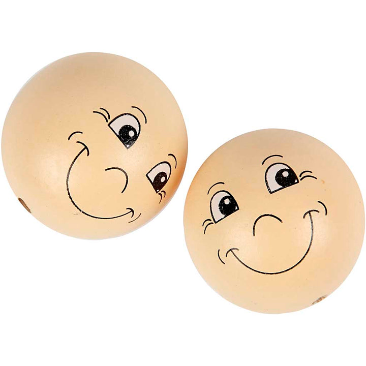 Pelotas de cara sonriente - 10 unidades